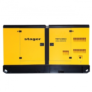 Generator insonorizat Stager YDY138S3, silent 1500rpm, diesel, trifazat, 125kVA, 180A, 1500rpm#1